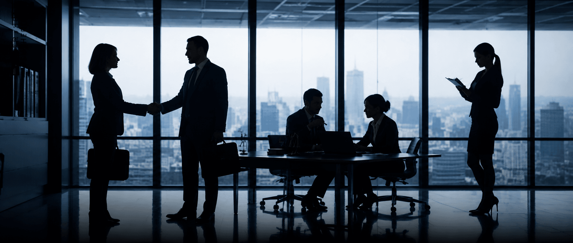 Legal team consultation